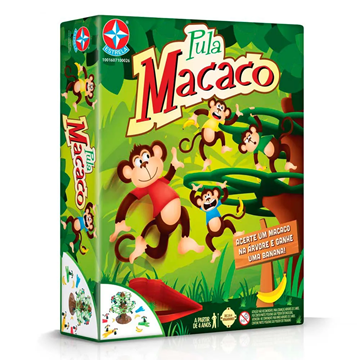 Livro Jogo Cada Macaco No Seu Galho - Estrela - Loja ToyMania